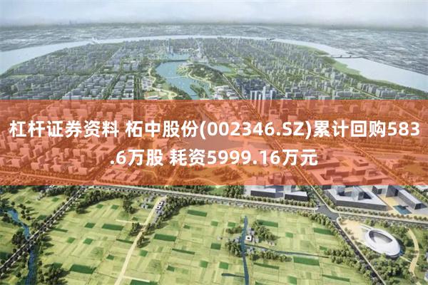 杠杆证券资料 柘中股份(002346.SZ)累计回购583.6万股 耗资5999.16万元
