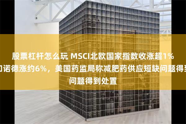 股票杠杆怎么玩 MSCI北欧国家指数收涨超1%，诺和诺德涨约6%，美国药监局称减肥药供应短缺问题得到处置