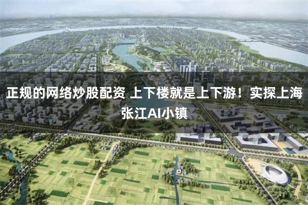 正规的网络炒股配资 上下楼就是上下游！实探上海张江AI小镇