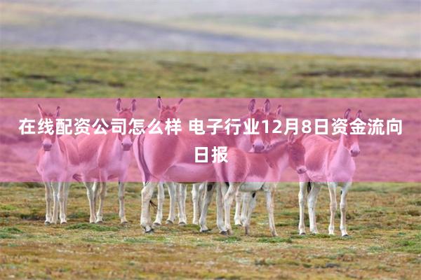 在线配资公司怎么样 电子行业12月8日资金流向日报